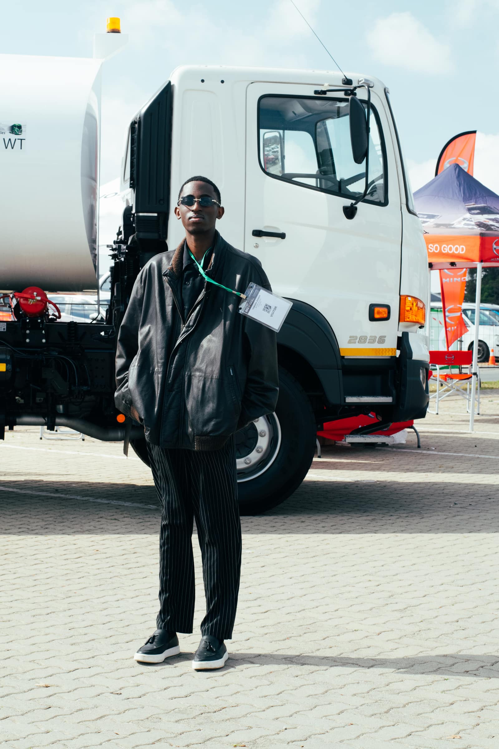 Creative entrepreneur in an editorial brand portrait