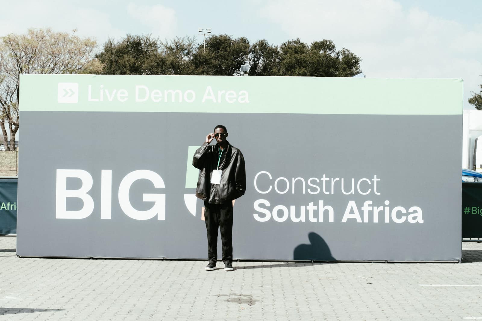 Entrepreneur captured in a candid branding moment