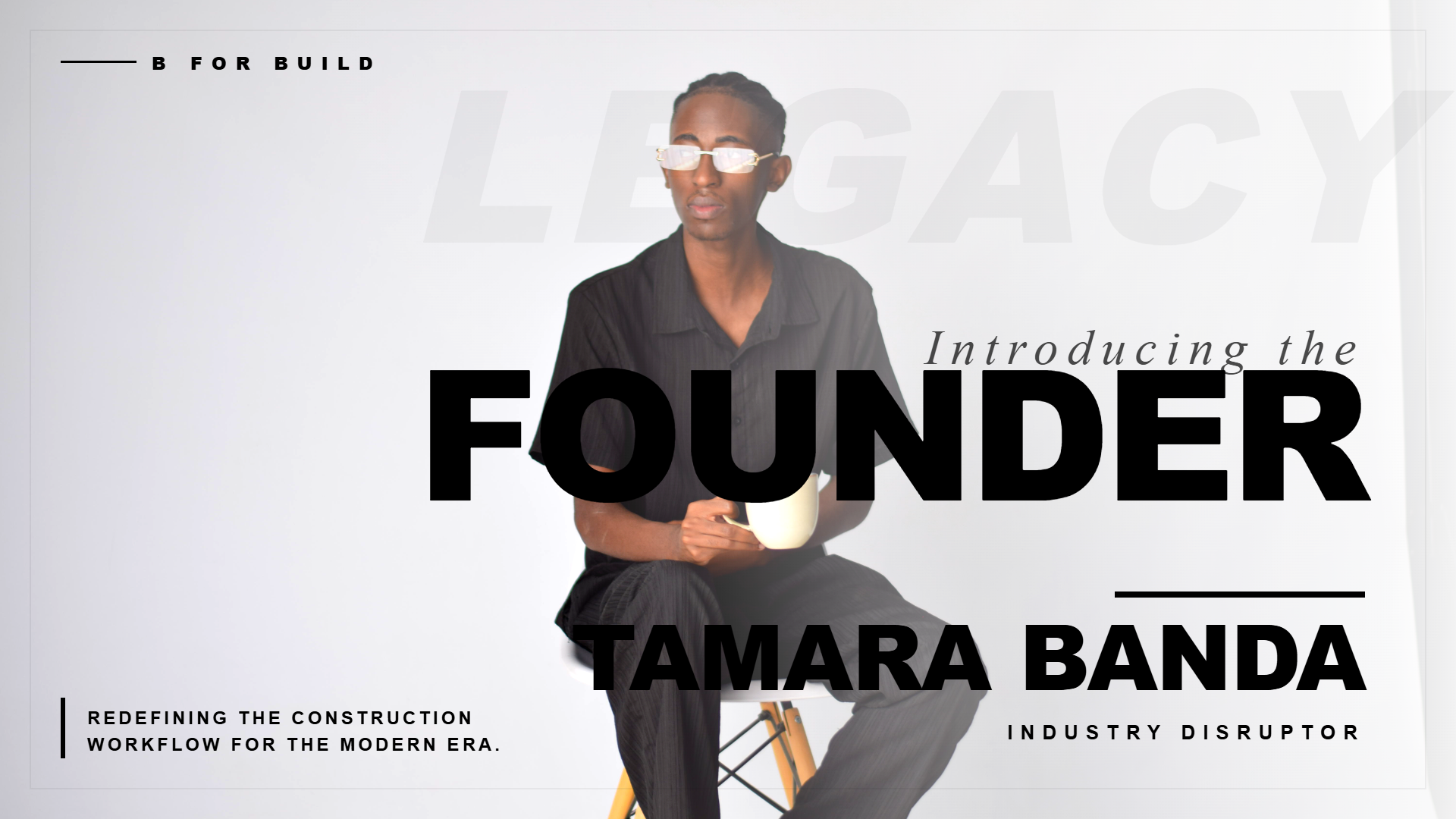 Founder studio portrait